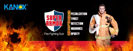 SUPER ARMOR x Shih Chien University College of Design - Firefighting Suit Design Industry-Academia - Super Armor EN469 Firefighting Suits always go with strength and comfort.